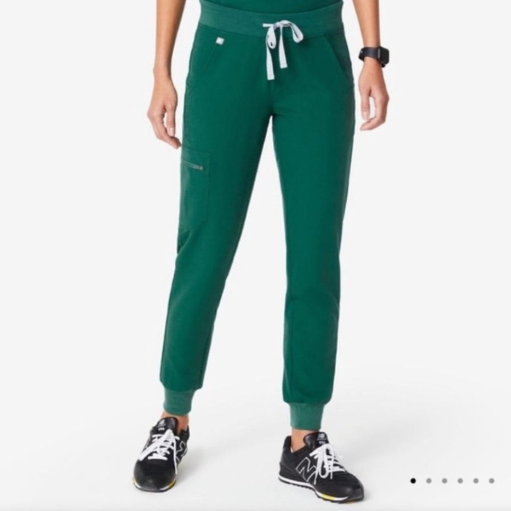 Figs XS Hunter Green Zamora Joggers